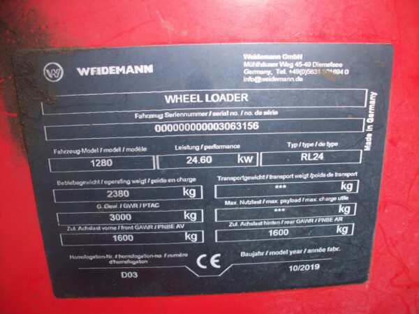 Weidemann 1280 - Image 10
