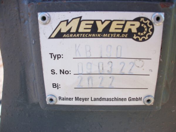 Meyer KB 190 Stahl-Frontgewicht (1900 kg) - Image 5