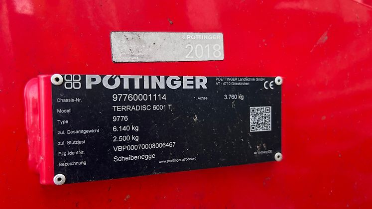 Pöttinger Terradisc 6001 T Scheibenegge Zwischenfruchtstreuer – Bild 7